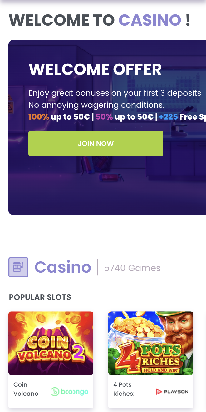 Bonus de bienvenue Madnix Casino 150% jusqu'à 500 euros plus 225 tours gratuits pour joueurs français 2025 🎁